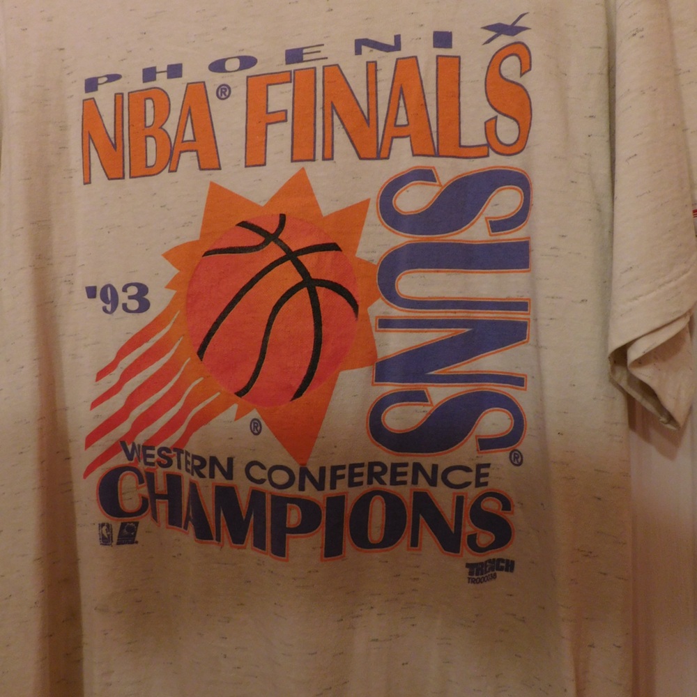 93’ Phoenix Suns NBA Finals Western Conference Champions t shirt